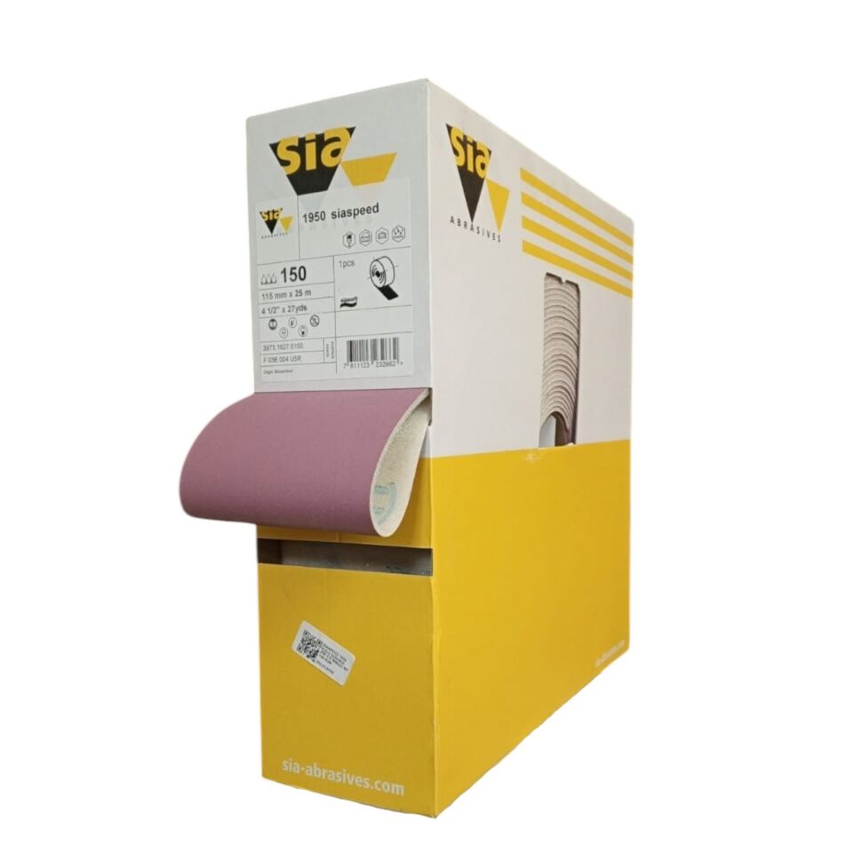 Siaspeed 1950 Rulo Sünger Zım.115 Mmx25 Mt 150 Kum