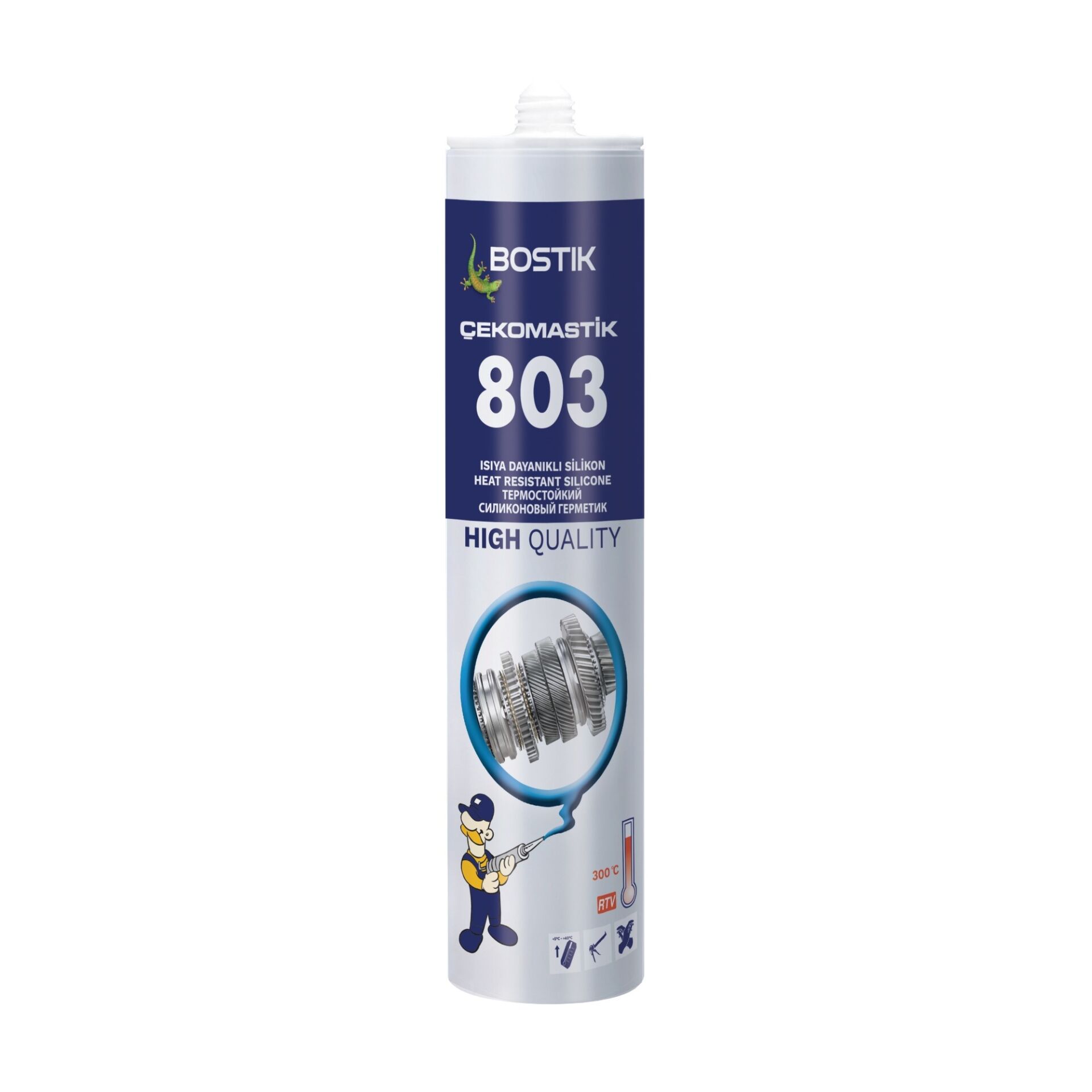 Çeko Isı Silikon Kırmızı 310 Ml (803)