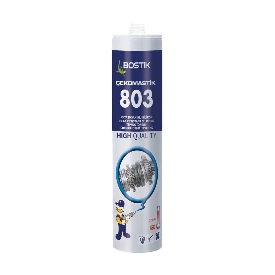 Çeko Isı Silikon Kırmızı 310 Ml (803)