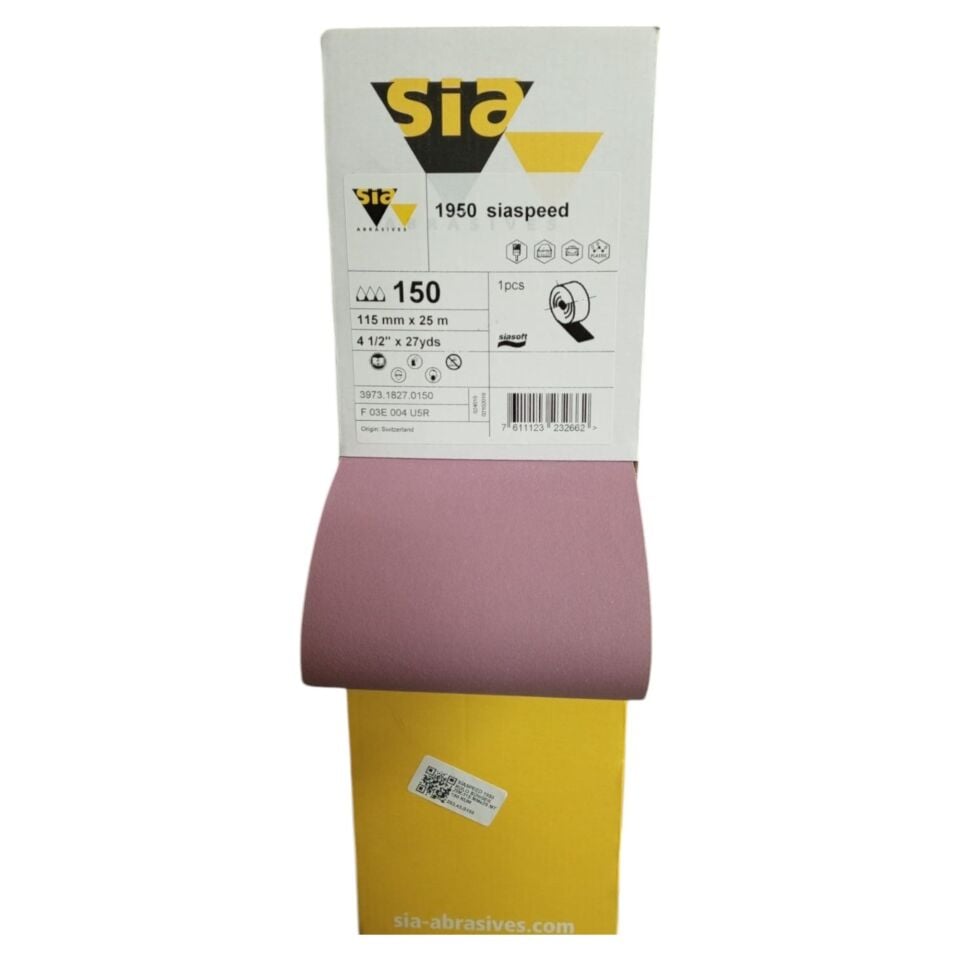 Siaspeed 1950 Rulo Sünger Zım.115 Mmx25 Mt 150 Kum