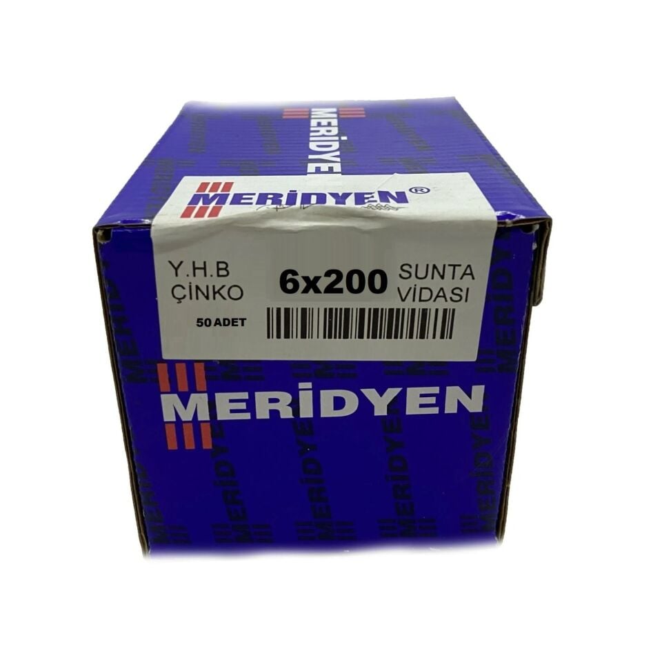 Meridyen Sunta Vidası 6x200 (50 Ad.)