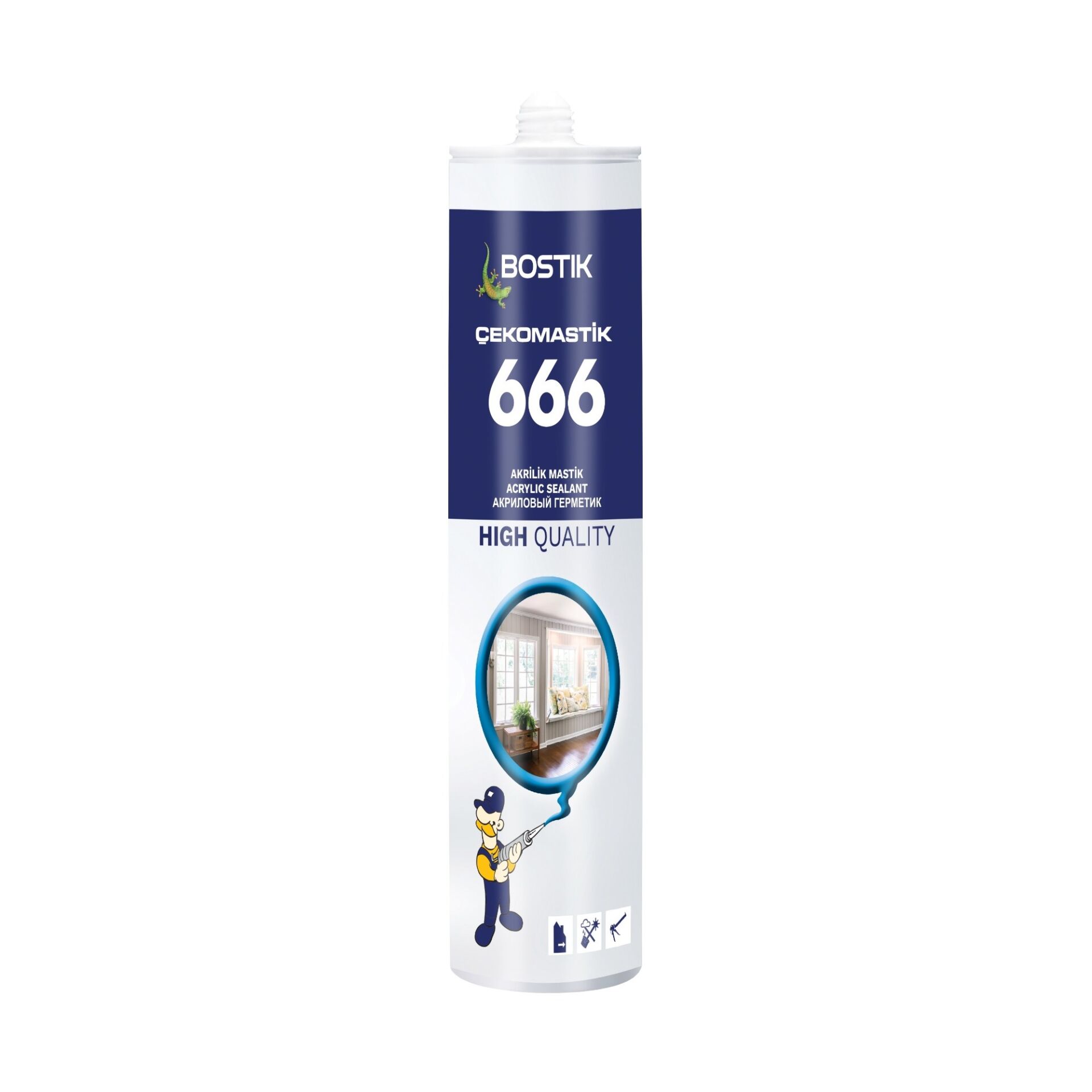 Çeko Montaj Mastiği 280 Ml Beyaz (666)