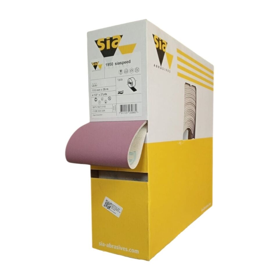 Siaspeed 1950 Rulo Sünger Zım.115 Mmx25 Mt 320 Kum