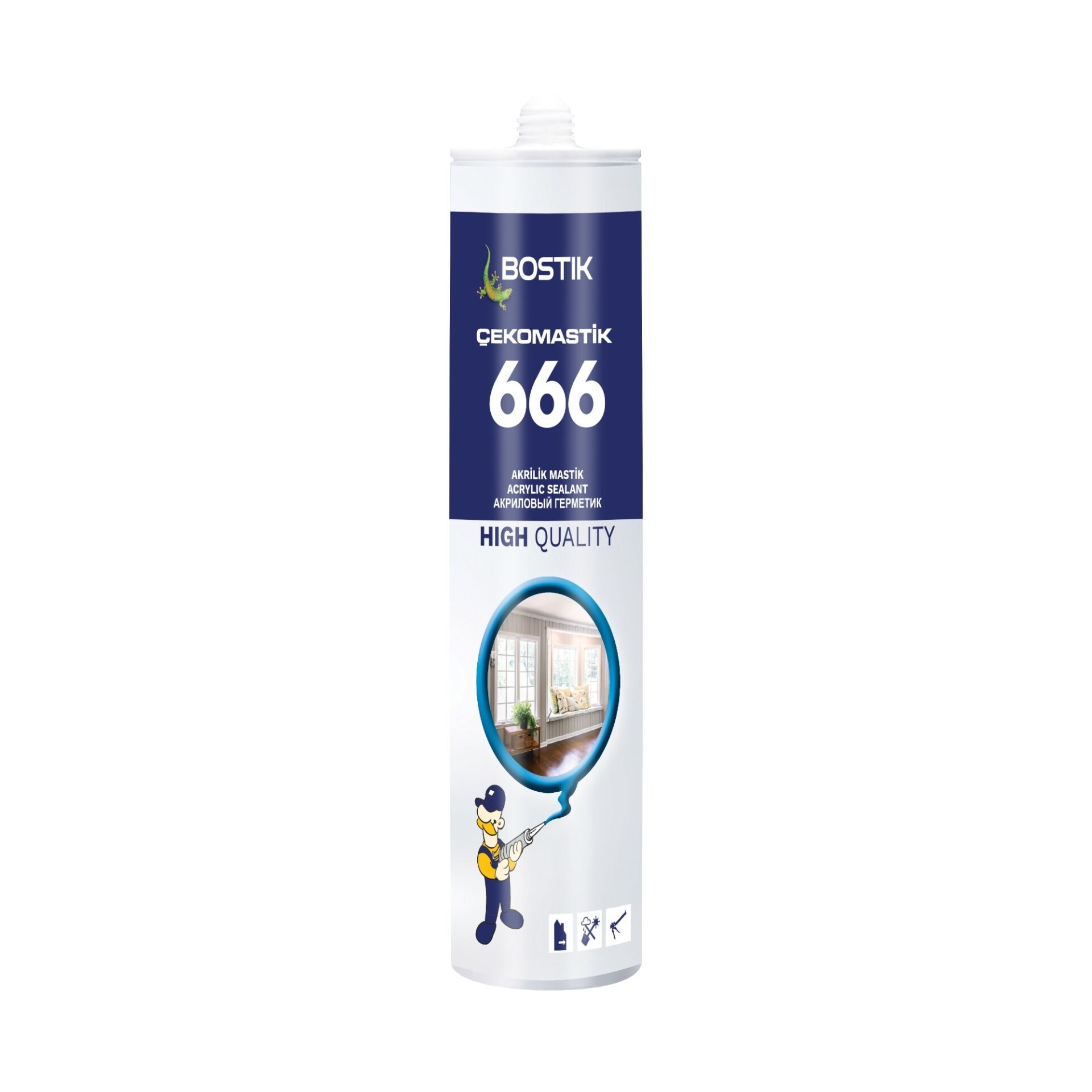 Çeko Montaj Mastiği 280 Ml Siyah (666)
