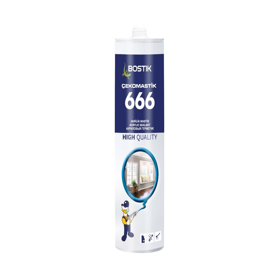 Çeko Montaj Mastiği 280 Ml Siyah (666)