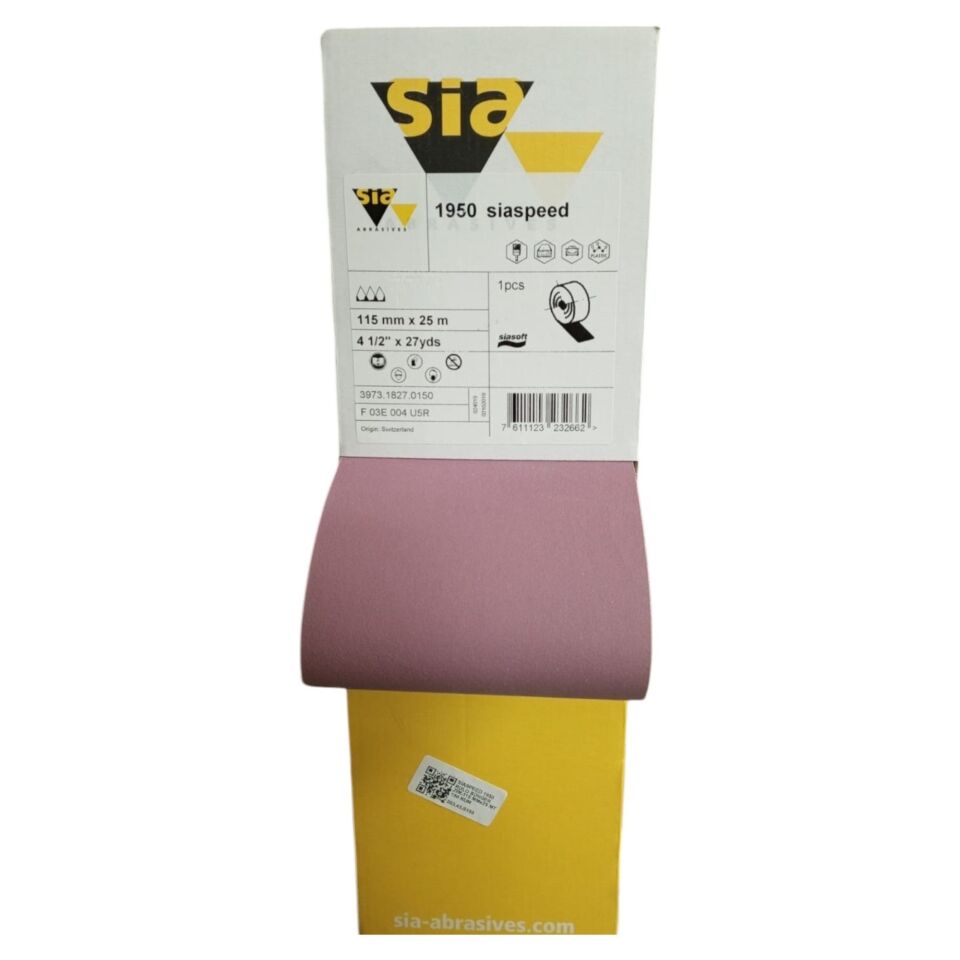 Siaspeed 1950 Rulo Sünger Zım.115 Mmx25 Mt 320 Kum