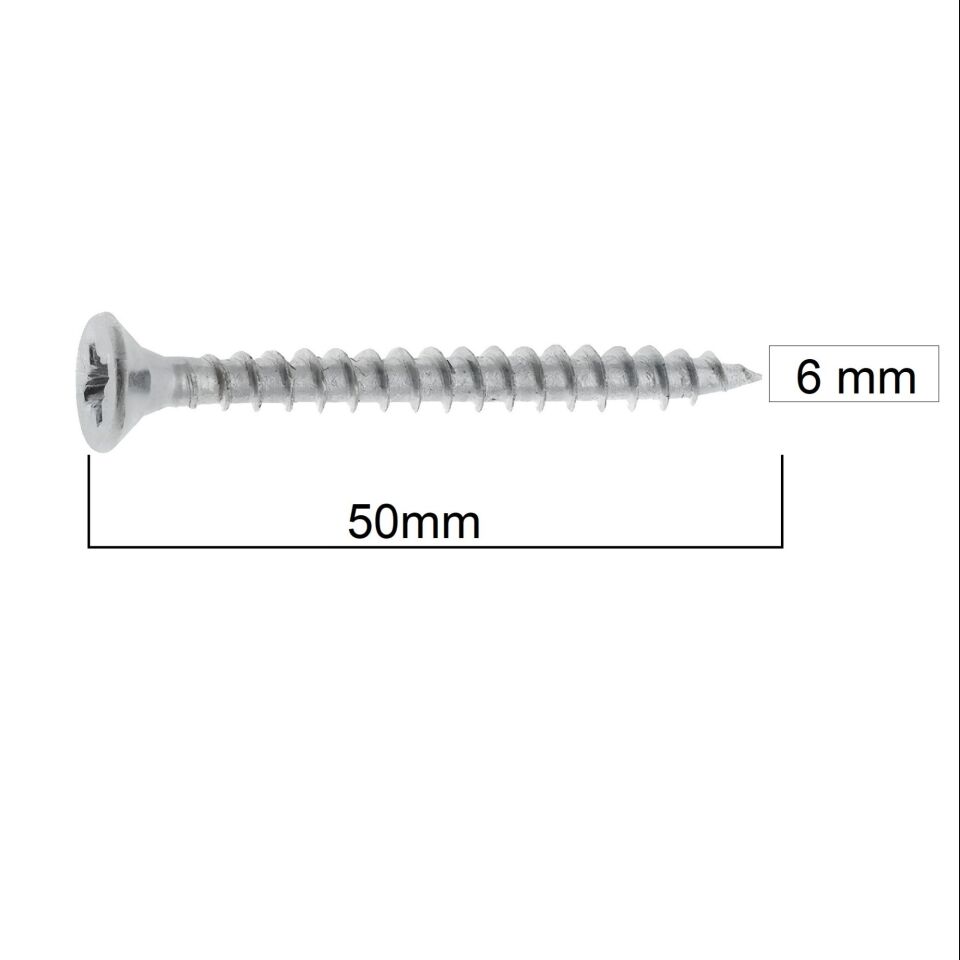 Meridyen Sunta Vidası 6x50 (200 Ad.)