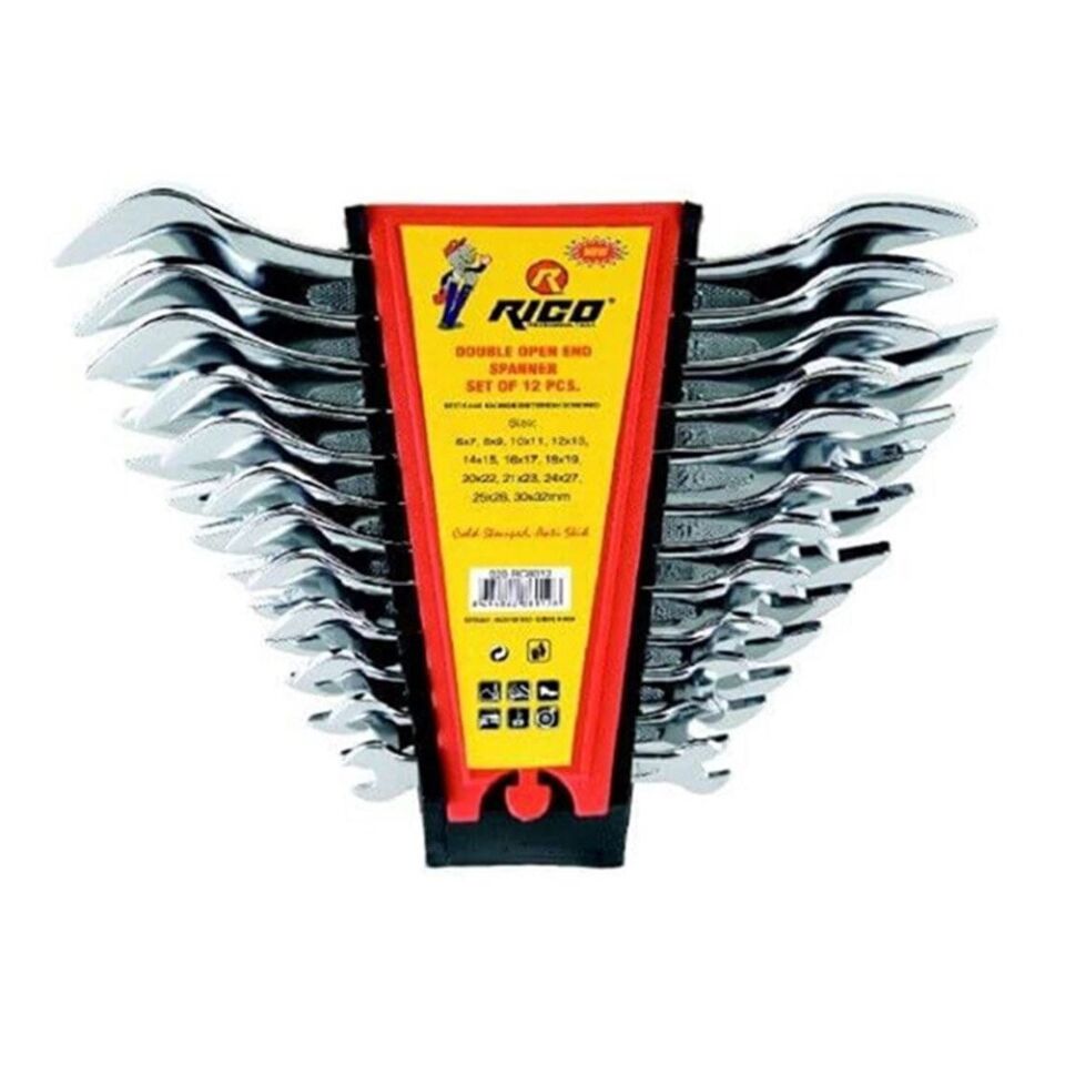 Rico 12 Parça Düz Yıldız Anahtar Seti - 020-RC1034143