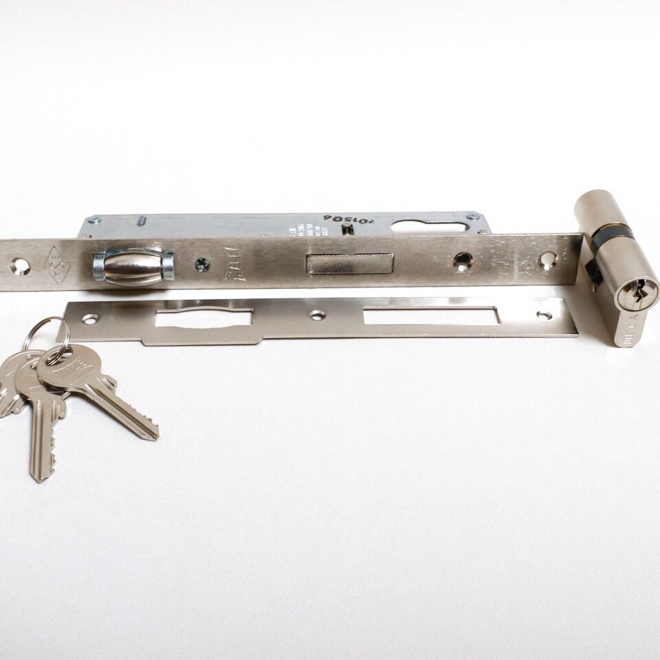 Kale Sil.daire Kilidi Makaralı 155/20 Mm Nikel