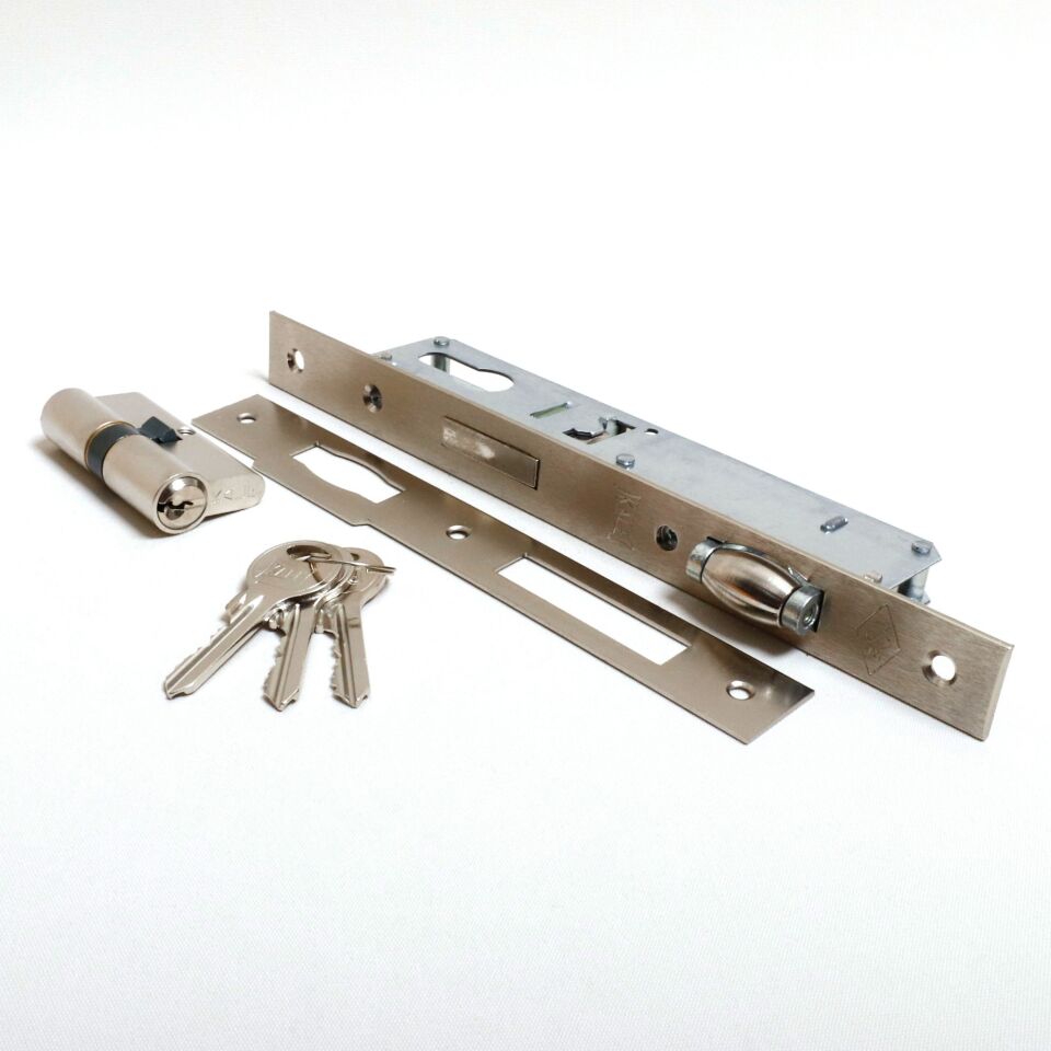 Kale Sil.daire Kilidi Makaralı 155/25 Mm Nikel