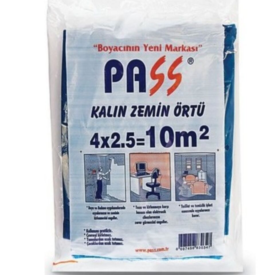 Pass 506k Kalın Pratik Branda 4x2.5=10 M² (150 Gr)