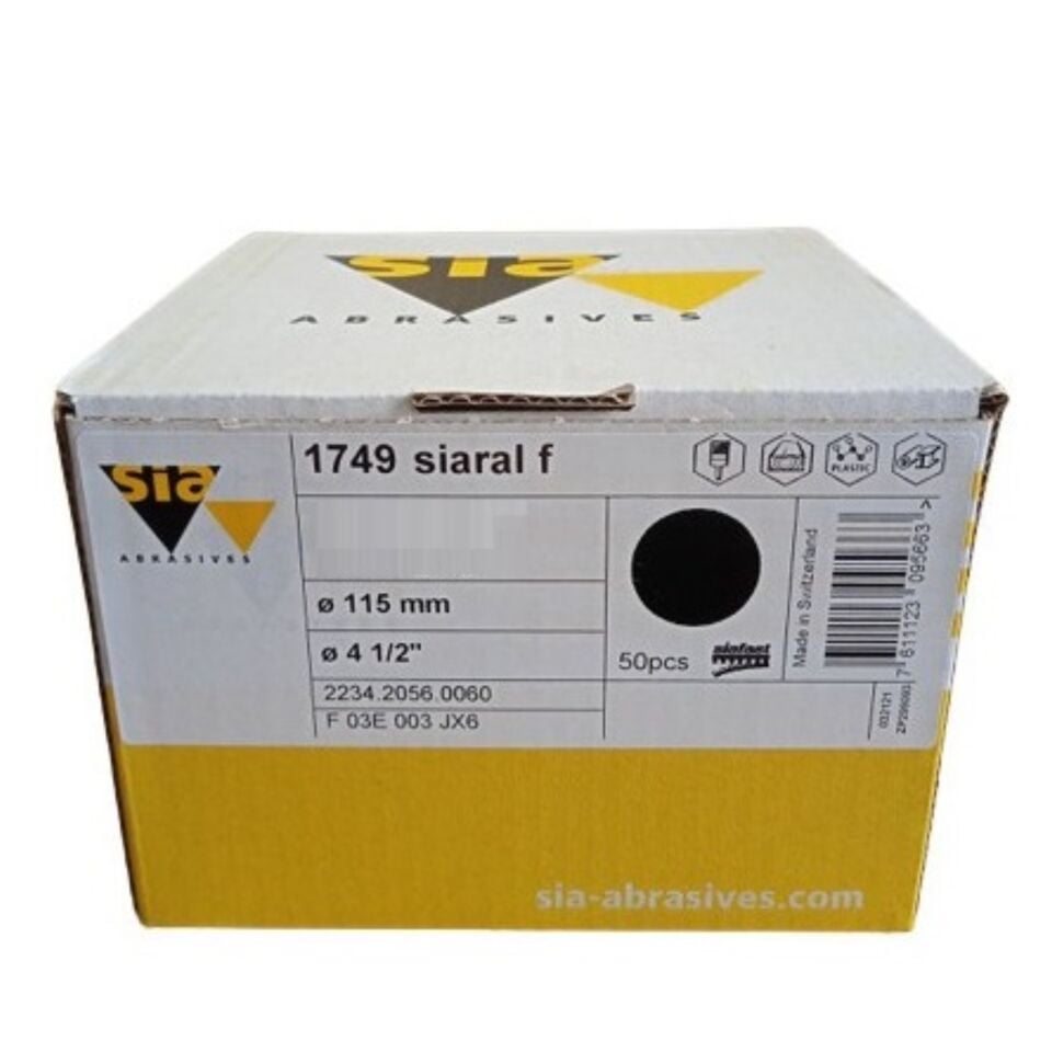 Siawat 1713 Cırt Mermer Zımpara 115 Mm 1200 Kum