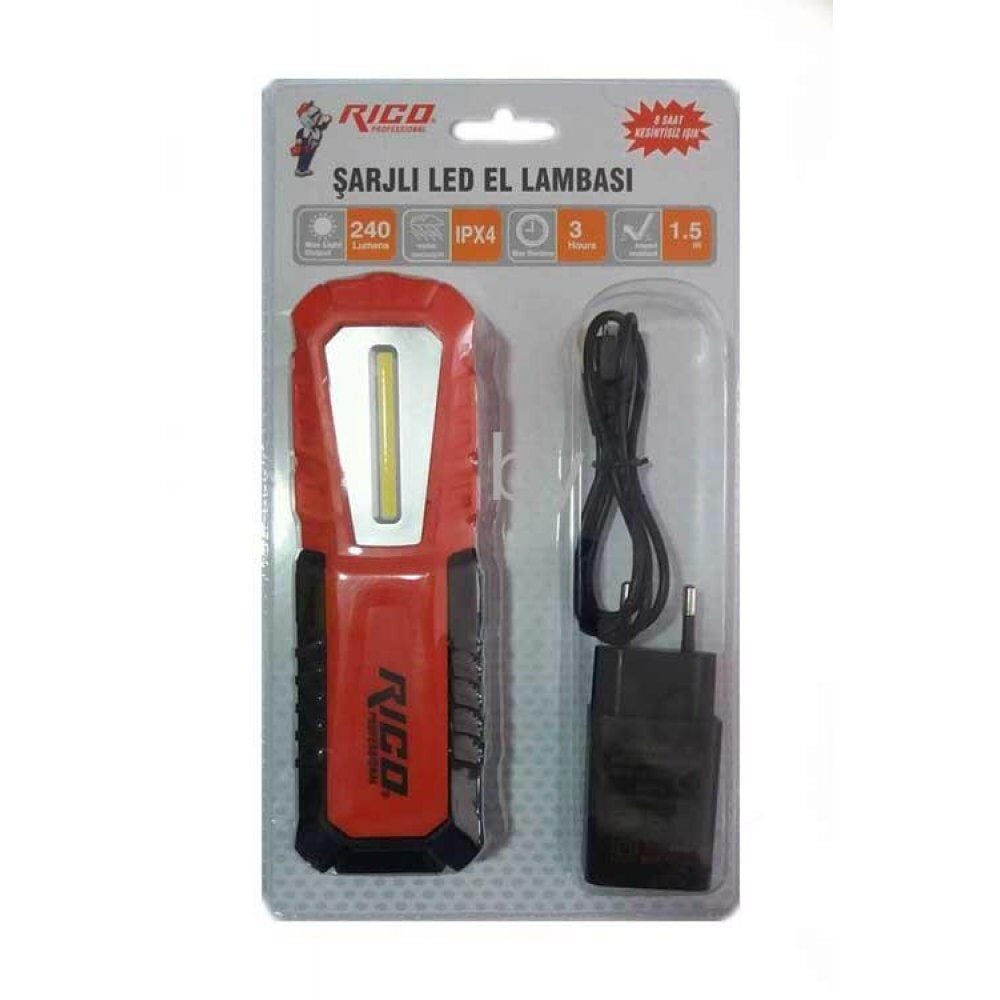 Rico Şarjlı Led El Lambası 600 Lm - 013-RC0031
