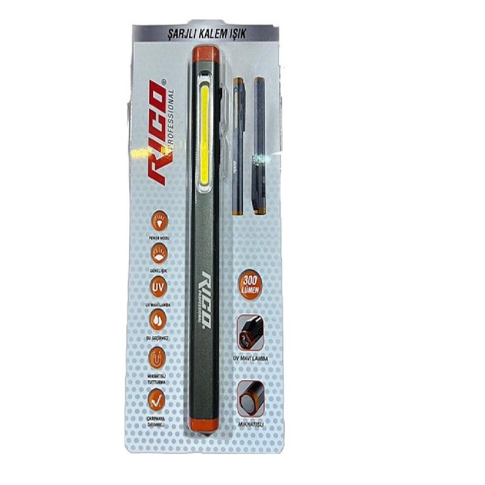 Rico Şarjlı Ledli Kalem Lamba Uzun - 013-RC0033