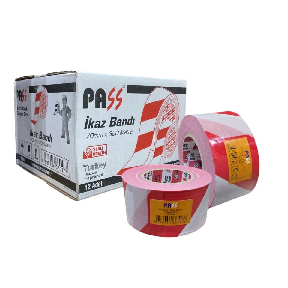 Pass İkaz Bantı Büyük 70 Mmx360 Mt