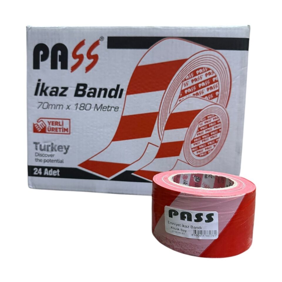 Pass İkaz Bantı Küçük 70 Mmx180 Mt
