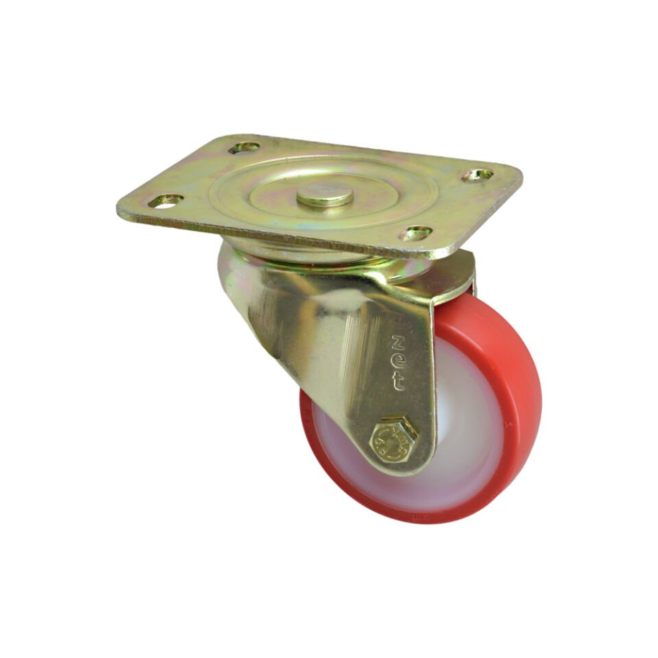 ZET 4002 PUB 125 Poliamid Üzeri Poliüretan Kaplı Döner Teker