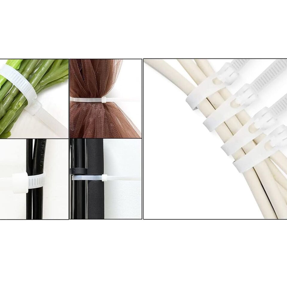 Tork Tekrar Kullanımlık Kablo Bağı 7.5x200 (beyaz)
