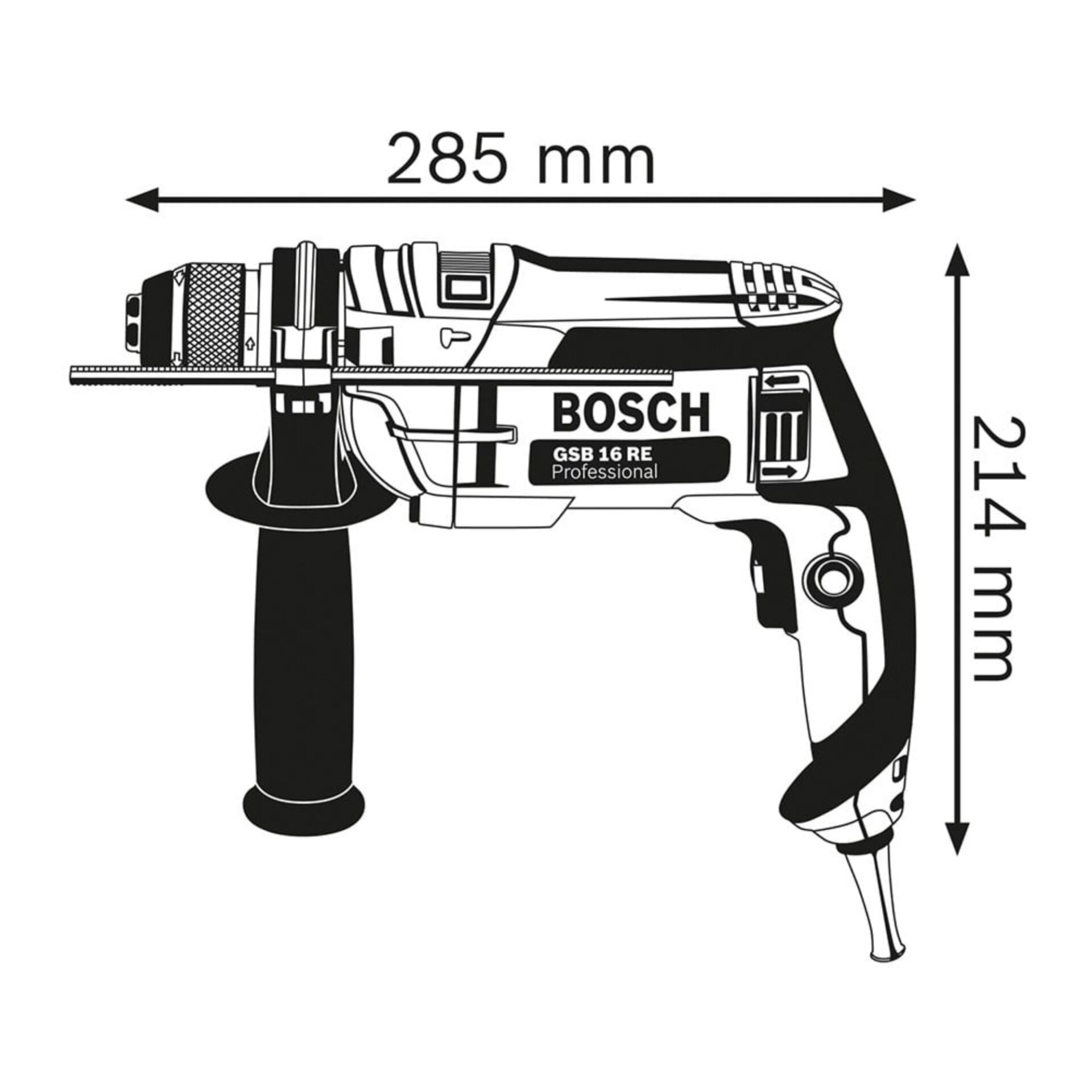Bosch Darbeli Matkap 750w Gsb16re 060114e500