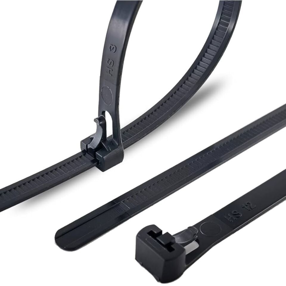 Tork Tekrar Kullanımlık Kablo Bağı 7.5x200 (siyah)