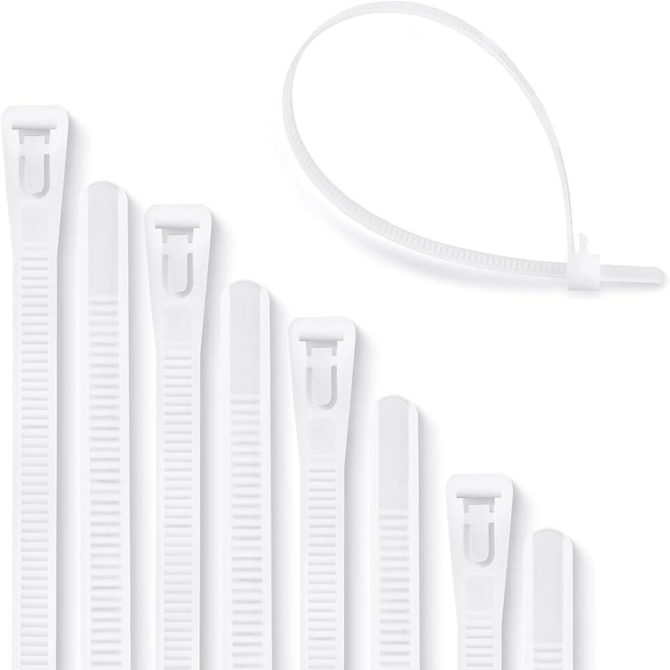 Tork Tekrar Kullanımlık Kablo Bağı 7.5x370 (beyaz)
