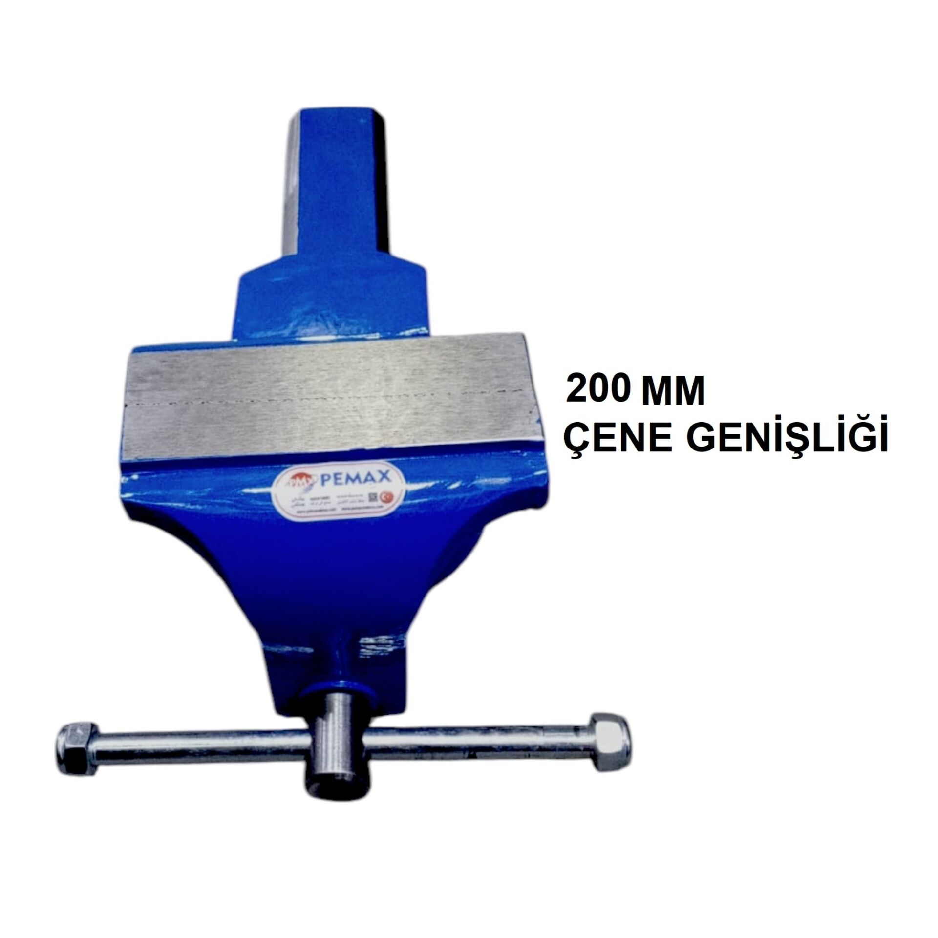 Pemax Pms108 Sabit Tezgah Mengene 200 Mm