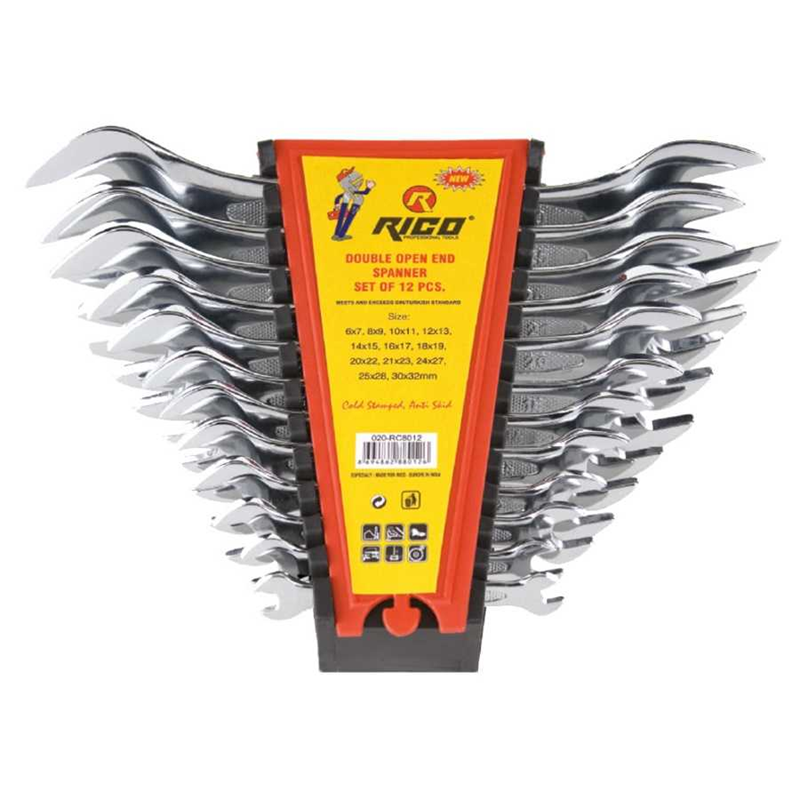 Rico Ekstra 6 Parça Açık Ağız Anahtar Seti - 020-RC8006