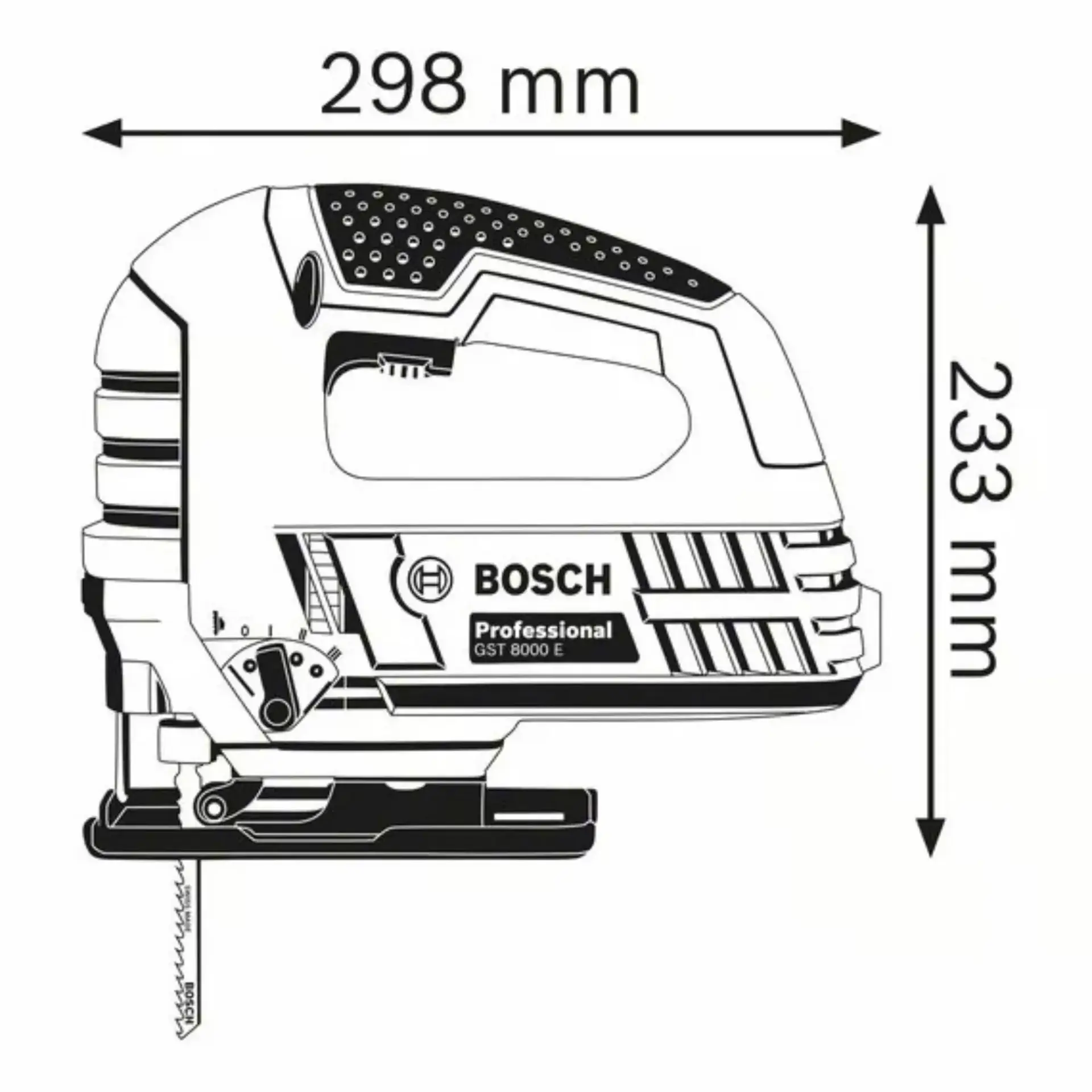 Bosch Dekupaj Gst8000e+ Eks.zımpara Gex125-1ae Set