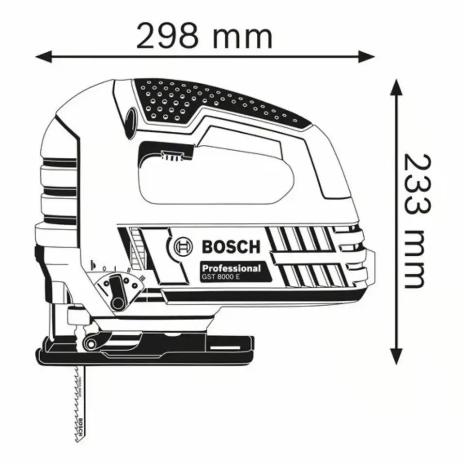 Bosch Dekupaj Gst8000e+ Eks.zımpara Gex125-1ae Set