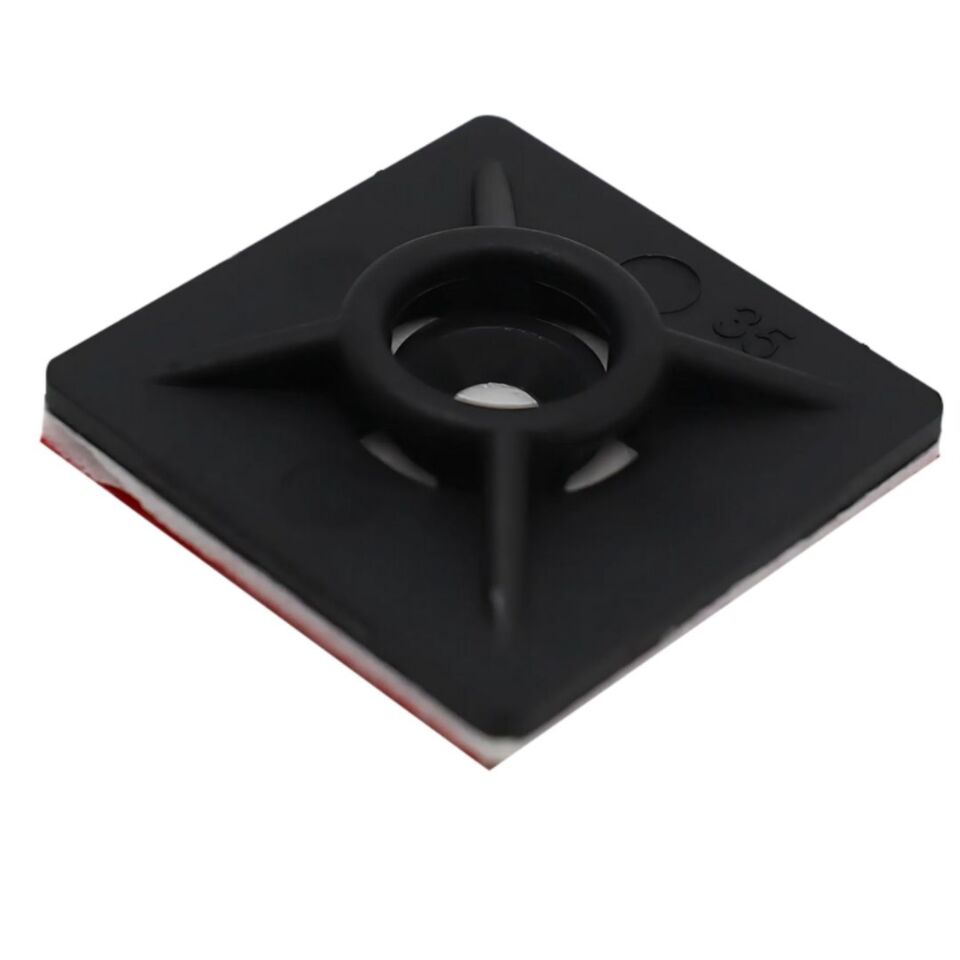 Tork Yapışkanlı Kroşe Siyah 19x19 Mm (100 Ad.)