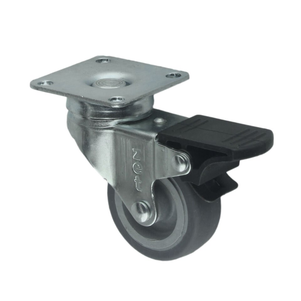 1102 MEB Mobilya Tekeri 075*25 Frenli