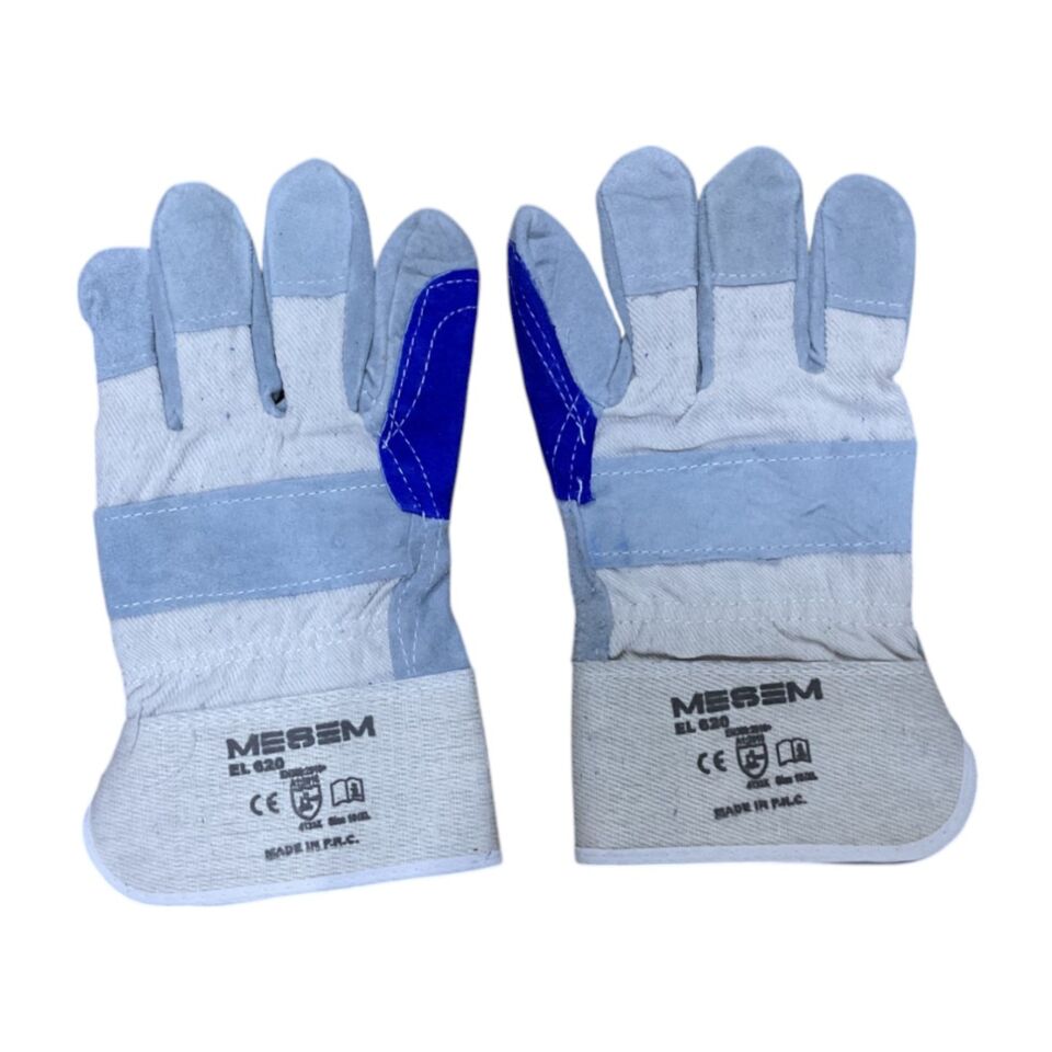 Meşem 1.kalite Takviyeli Deri Eldiven No:10 El620