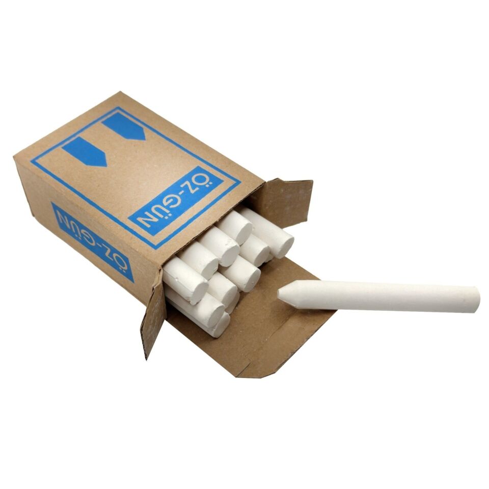 Tozsuz Beyaz Yuvarlak Tebeşir (15 Li)