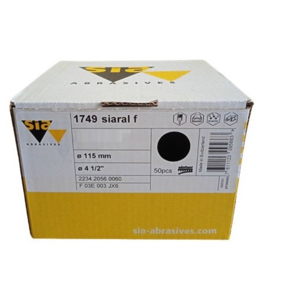 Siawat 1749 Cırt Mermer Zımpara 115 Mm 80 Kum