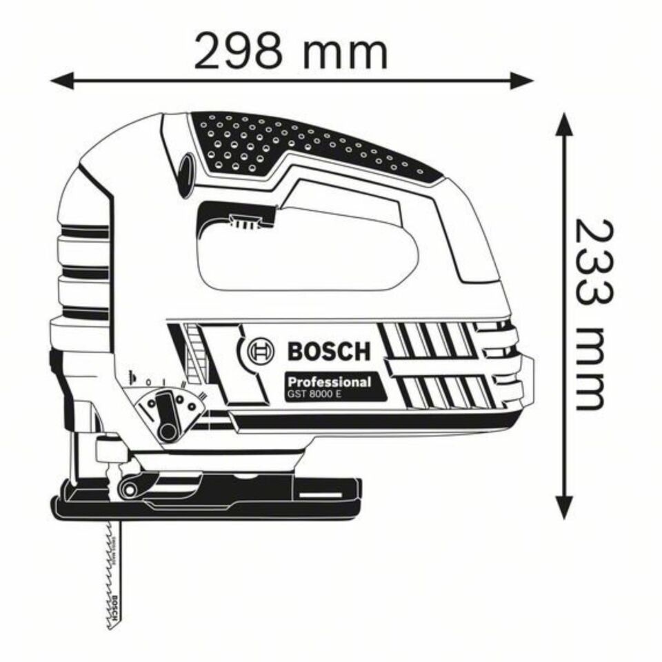 Bosch Dekupaj Makinesi 710w Gst8000e 060158h000