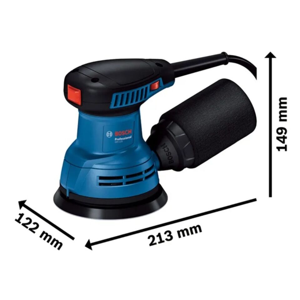 Bosch Eksantrik Zımpara 290w Gex125 06013a8020