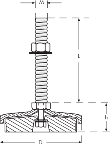 SLx10016150 Paslanmaz Ayak 16150