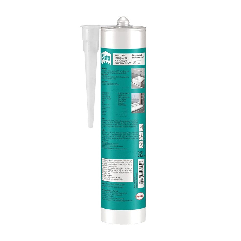 Sista Silikon 280 Ml Beyaz