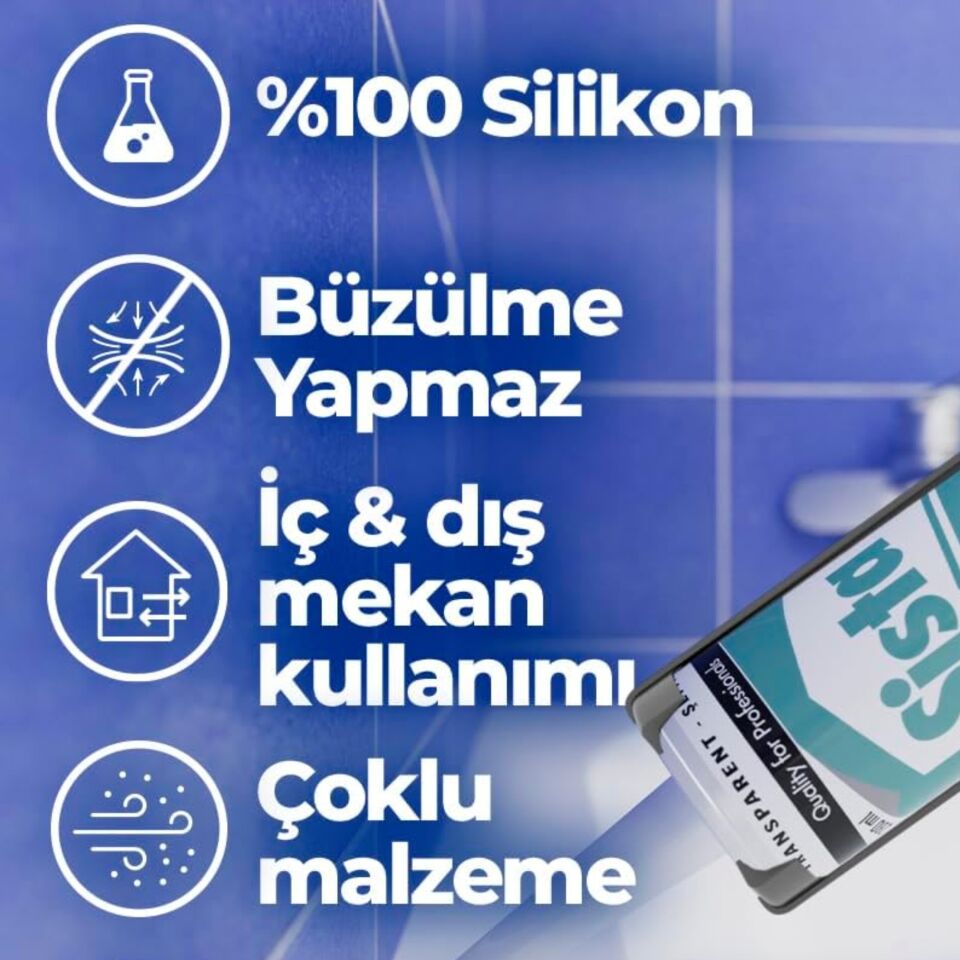 Sista Silikon 280 Ml Şeffaf