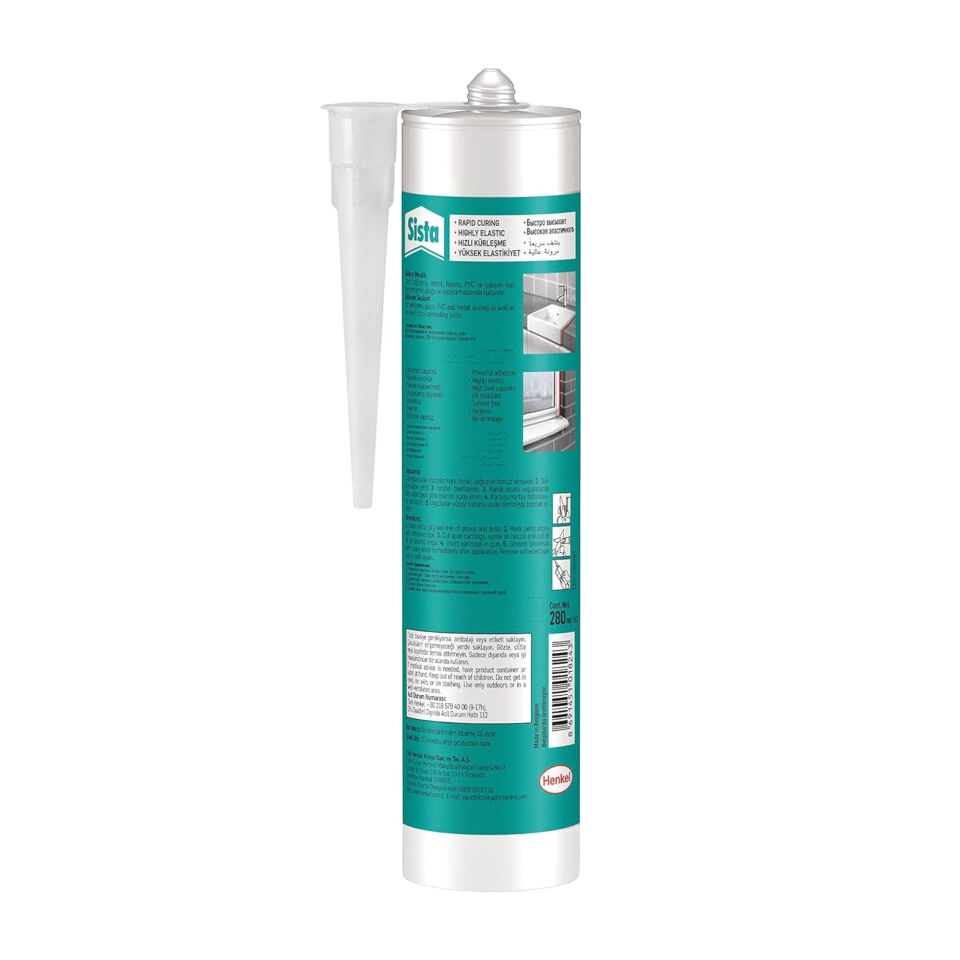 Sista Silikon 280 Ml Şeffaf