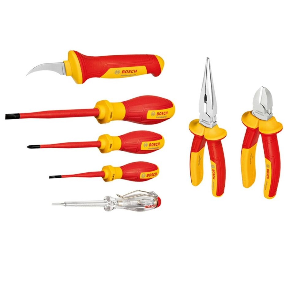 Bosch Elektrikçi El Aleti Seti 7 Li 1600a02ng3