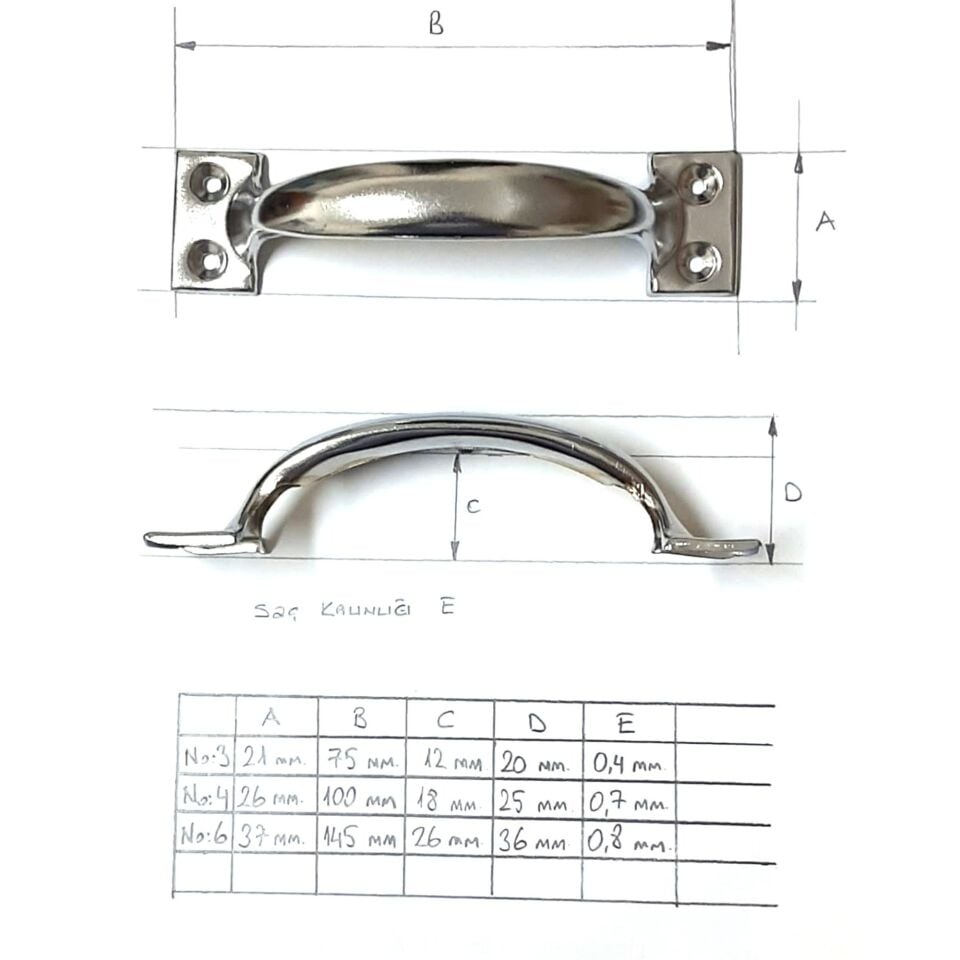 Çınar Boş Kulp Kadyum No:4 Kod:956