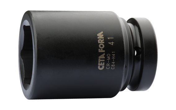 Ceta Form 1'' 6 Köşe Derin Havalı Lokma Anahtar 60 mm - C84-H60