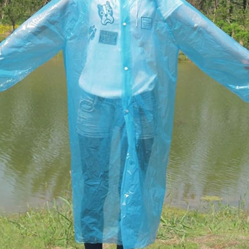 Meşem Çıtçıtlı Tek Kullanımlık Yağmurluk Kod:8996