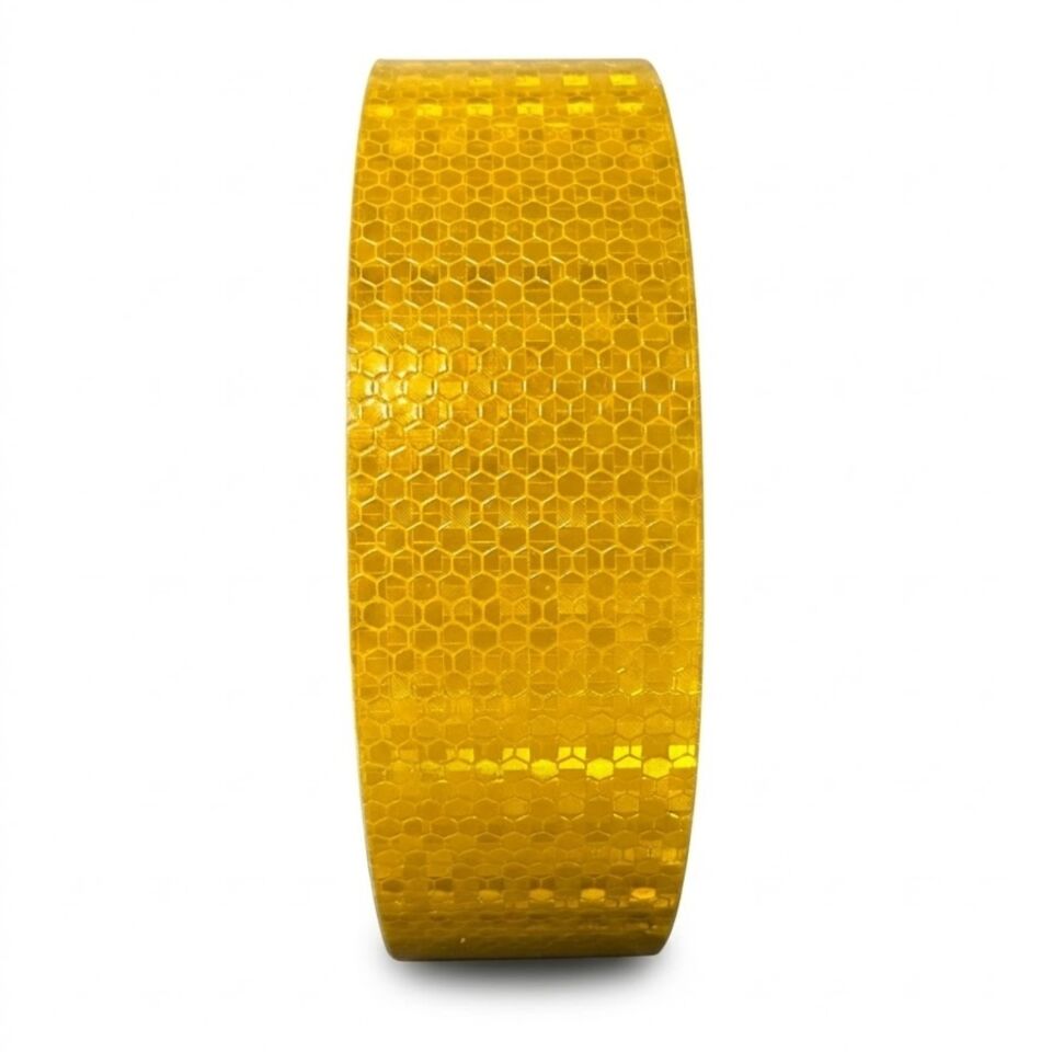 Trafik Sarı Petekli Reflektif Bant 50 Mmx46 Mt