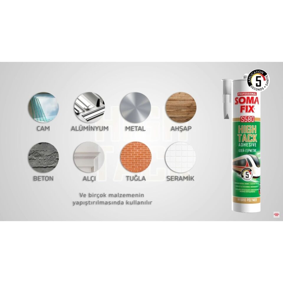 Somafıx Hıgh Tack (korniş Yap) 290 Ml S580
