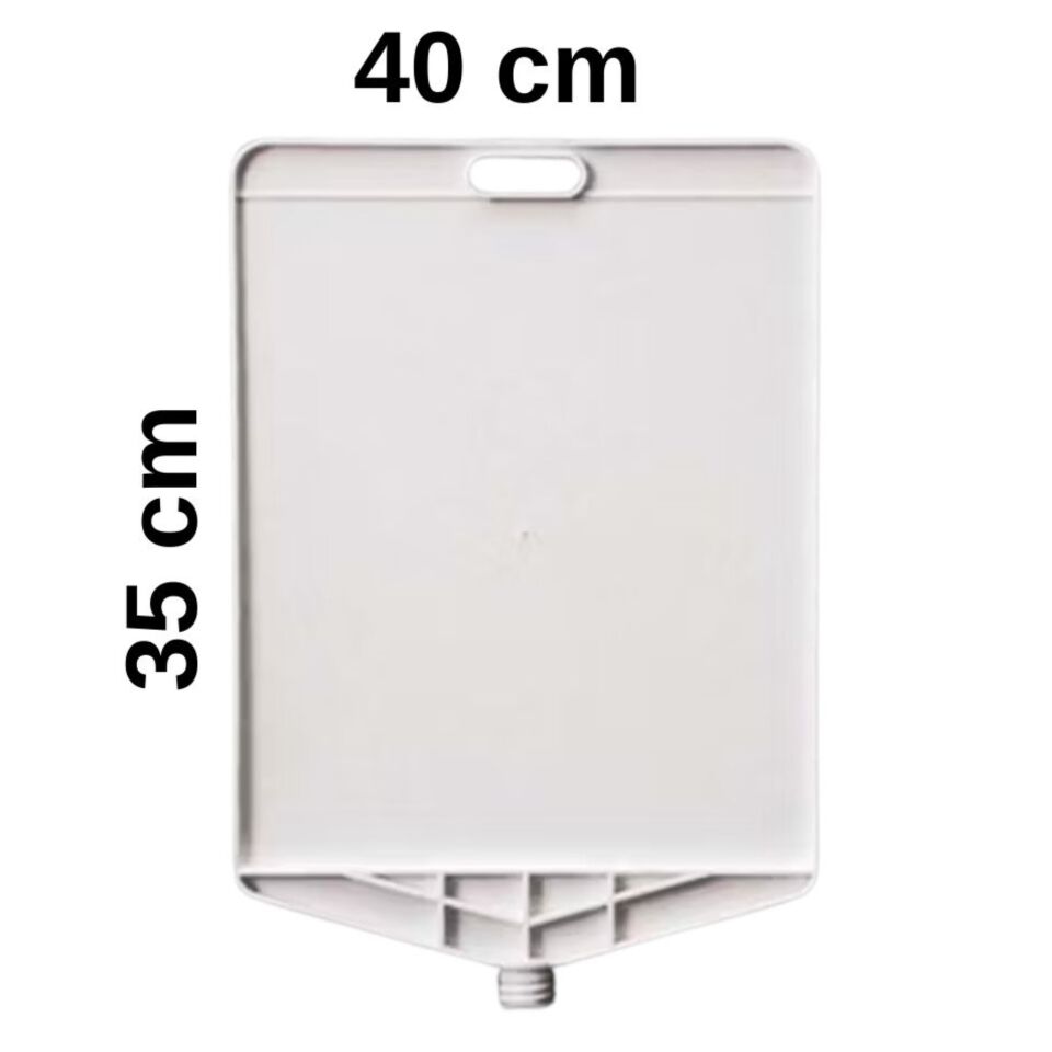 Trafik Uyarı Tabelası Dikdörtgen Beyaz 35x41 Cm