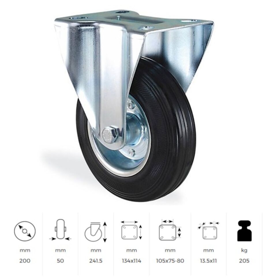 Kama Servis Tekeri Sabit 200 Mm (slp200i)