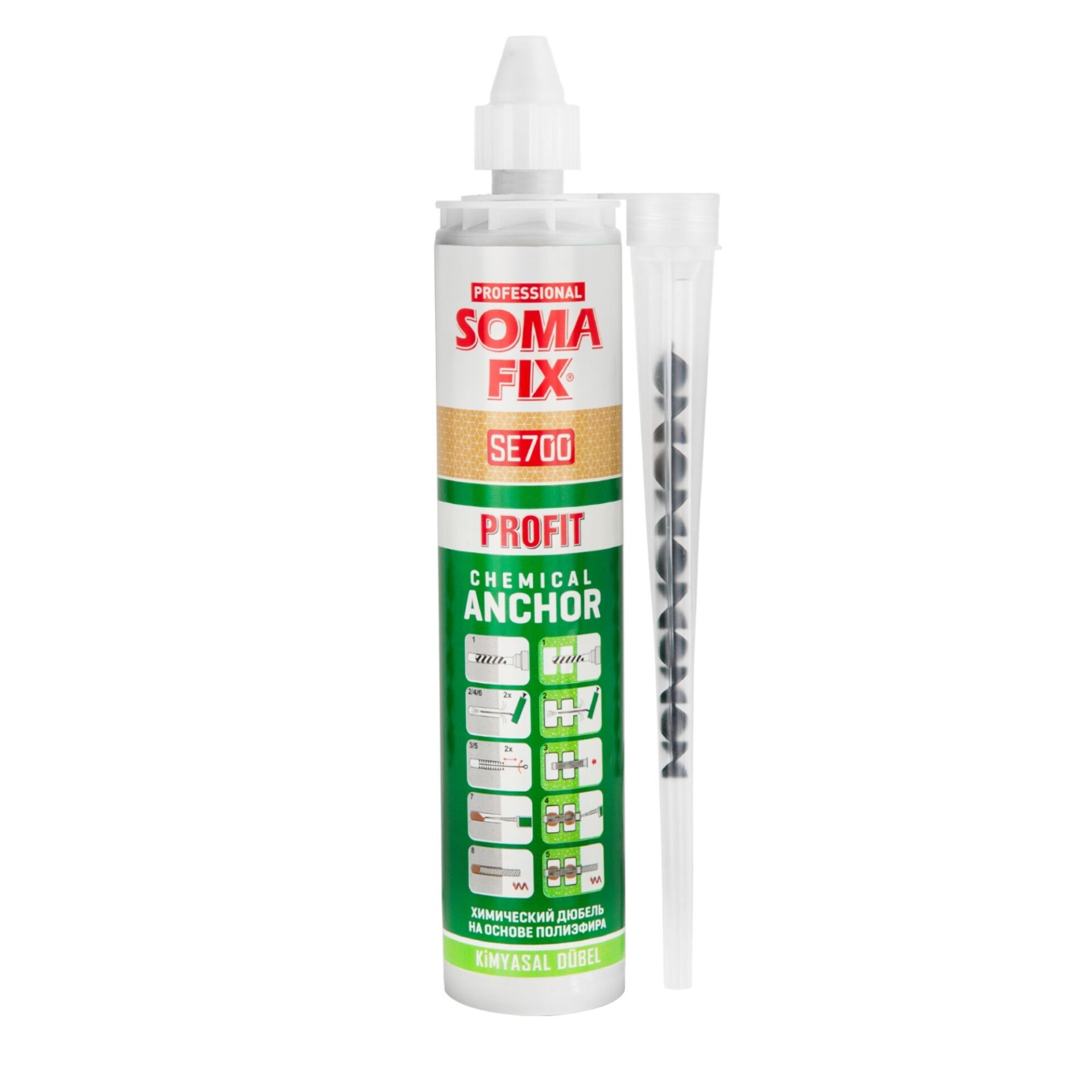 Somafıx Tekli Kimyasal Dubel 300 Ml Se700