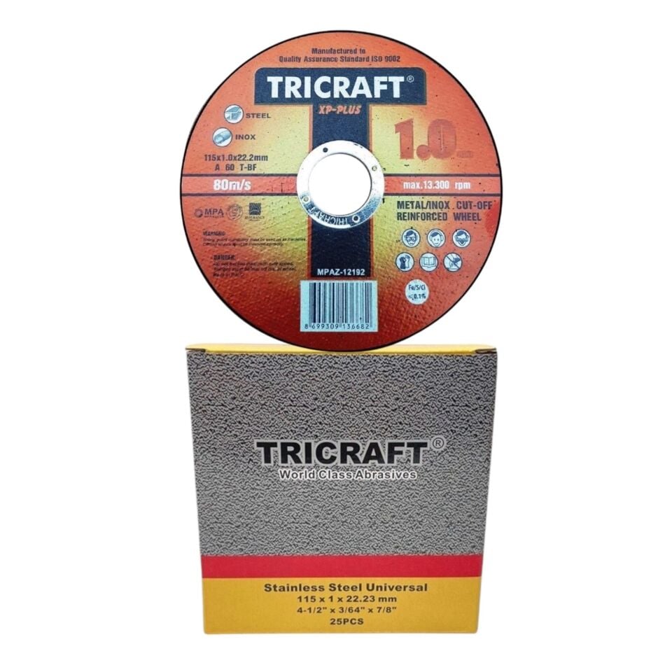 Trıcraft İnox Kesici 115x1.0x22 Kod:3301